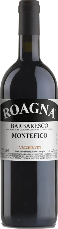 Barbaresco DOCG Montefico Vecchie Viti Roagna