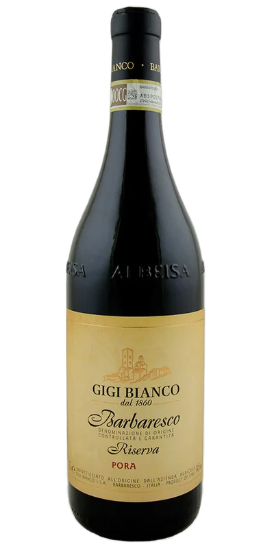 Barbaresco Riserva Pora, Gigi Bianco