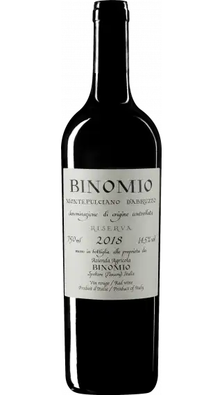 Binomio Montepulciano d'Abruzzo Riserva 2015