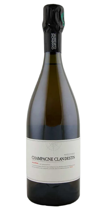 Clandestin. "Austral", Blanc de Noirs Brut Nature