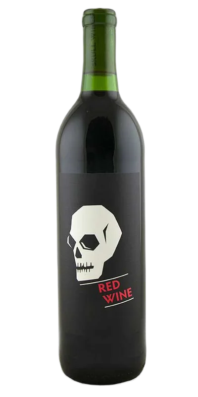 Skull Wine Red